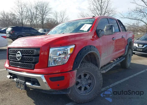 2021 Nissan Titan Sv 4X4 from USA, damaged, VIN 1N6AA1EDXMN503172